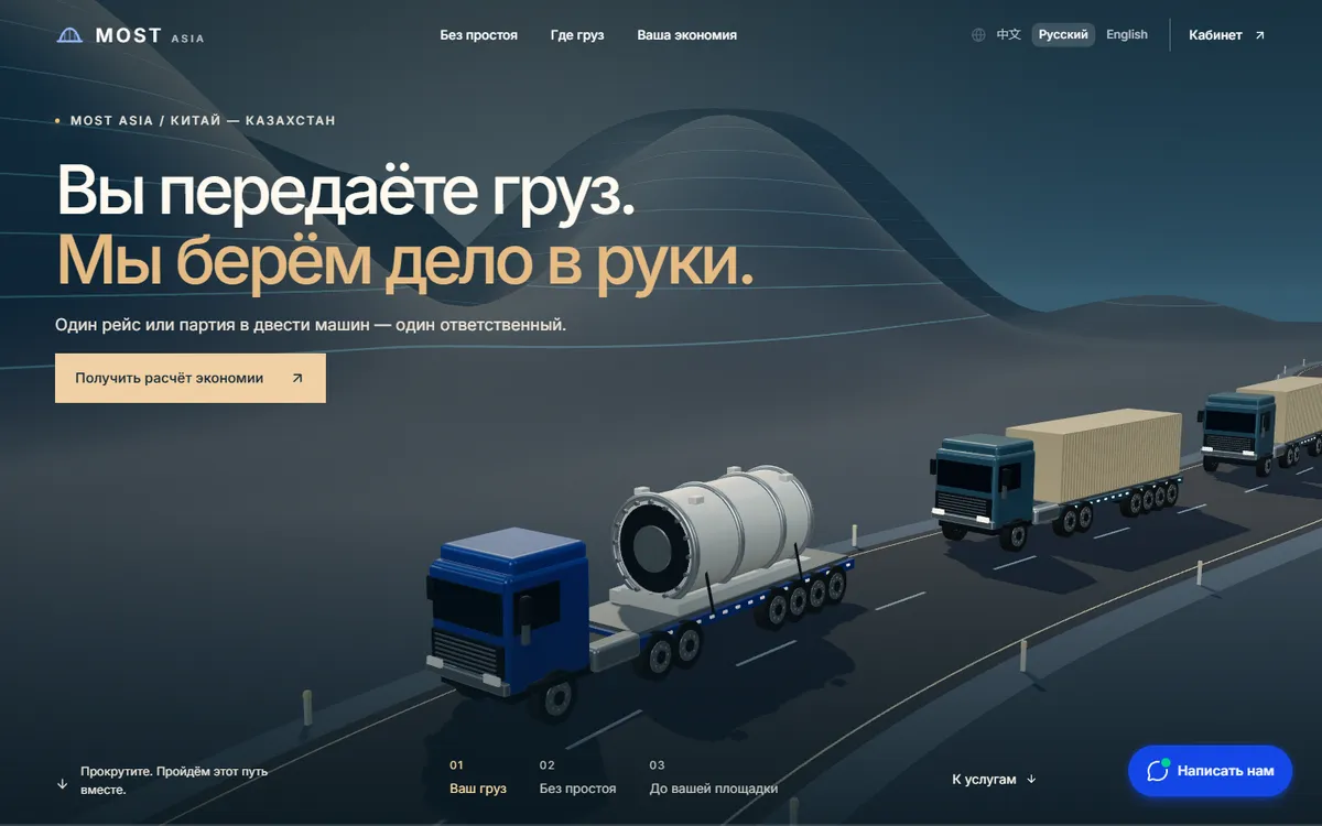 Most Asia — платформа грузоперевозок Китай — Казахстан